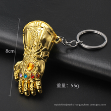 Endgame 3D Hand model Marvel Movies Alliance Thanos Gloves Keychain